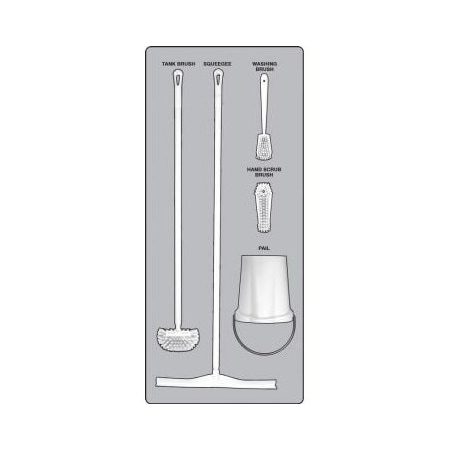 Accuform WET ZONE STOREBOARDS ULTRA PSB713GTWT PSB713GTWT